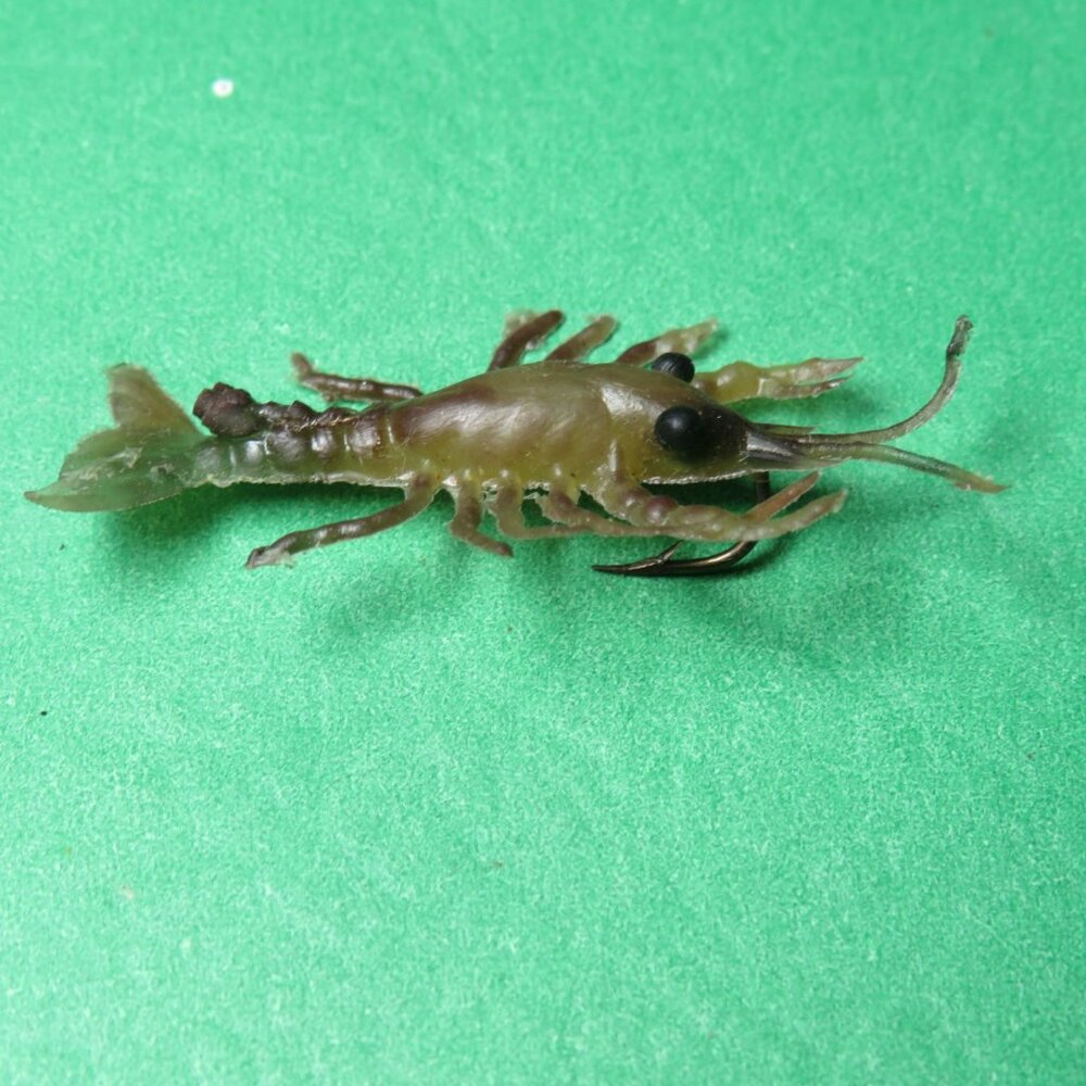 VINTAGE CRAYFISH SOFT PLASTIC FISHING LURE